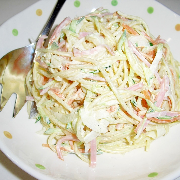 寿司酢でまろやか♪我が家の“パスタサラダ”